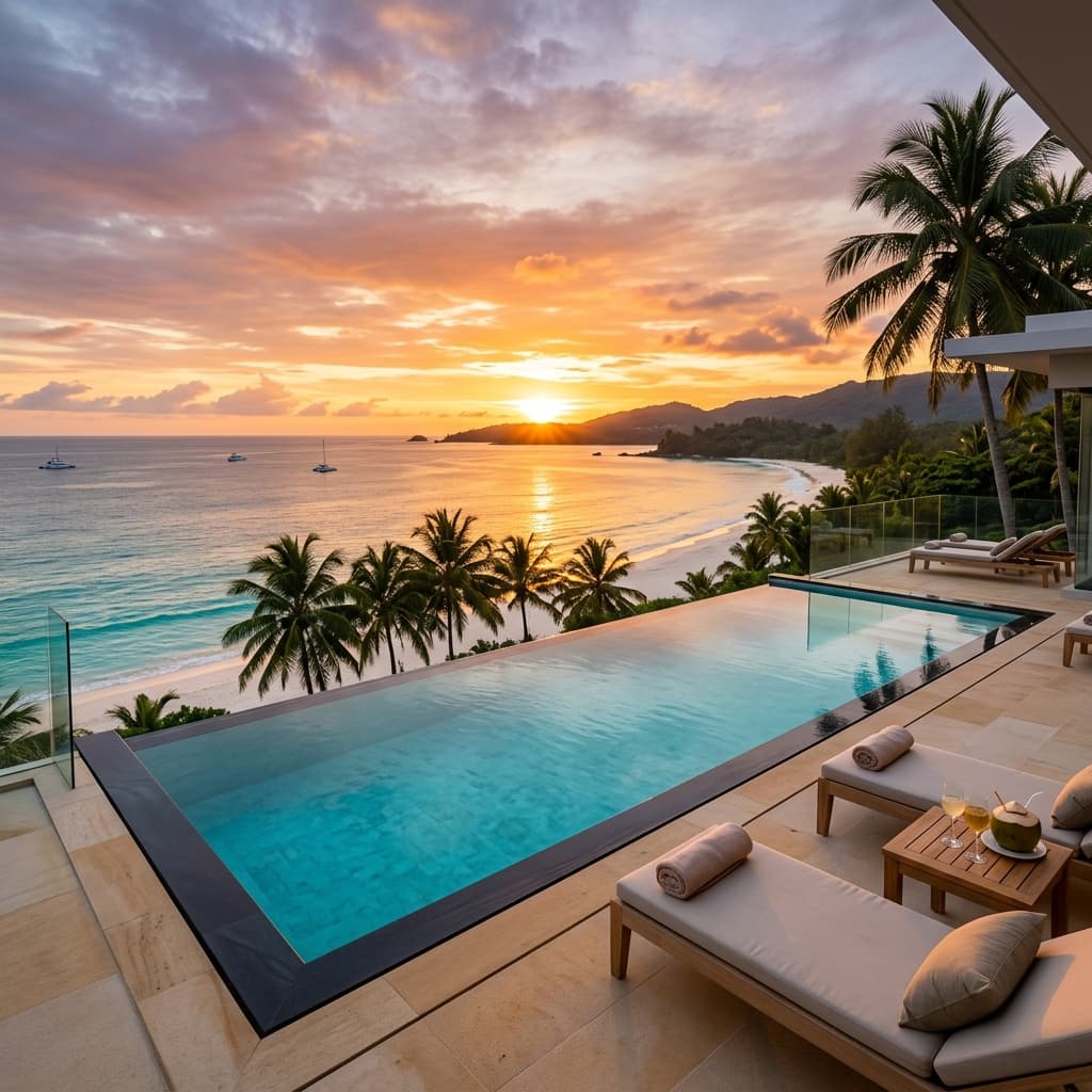 Luxury Resort Horizon Backdrop